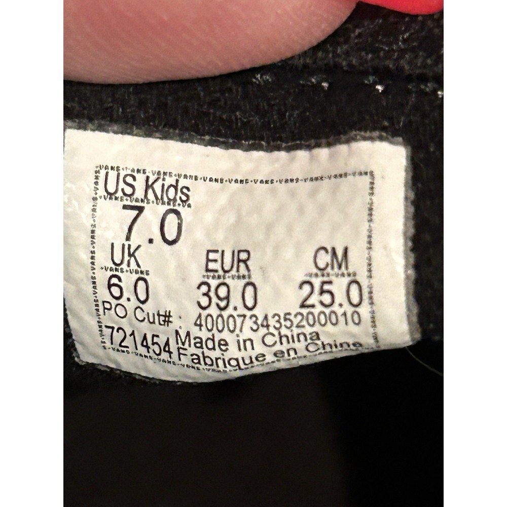 Vans Off the Wall Black Slip On Dancing Skeletons Canvas KIds 7 M7 W8.5 - Picture 9 of 9